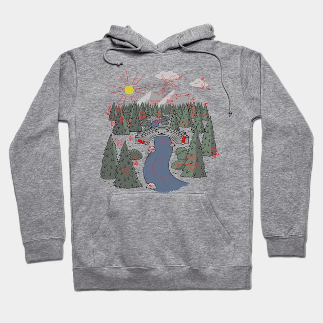 Draw Bridge Hoodie by Made With Awesome